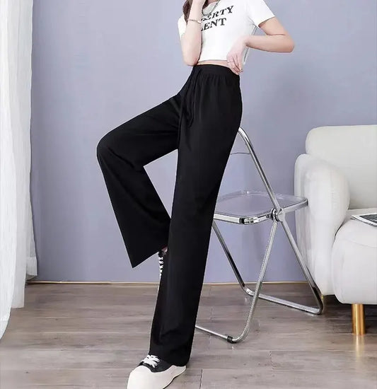 High Waist Loose Casual Trousers